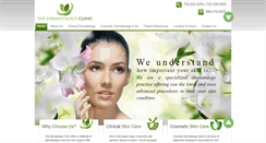 Desktop Screenshot of dermatologyclinicnj.com