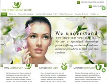 Tablet Screenshot of dermatologyclinicnj.com